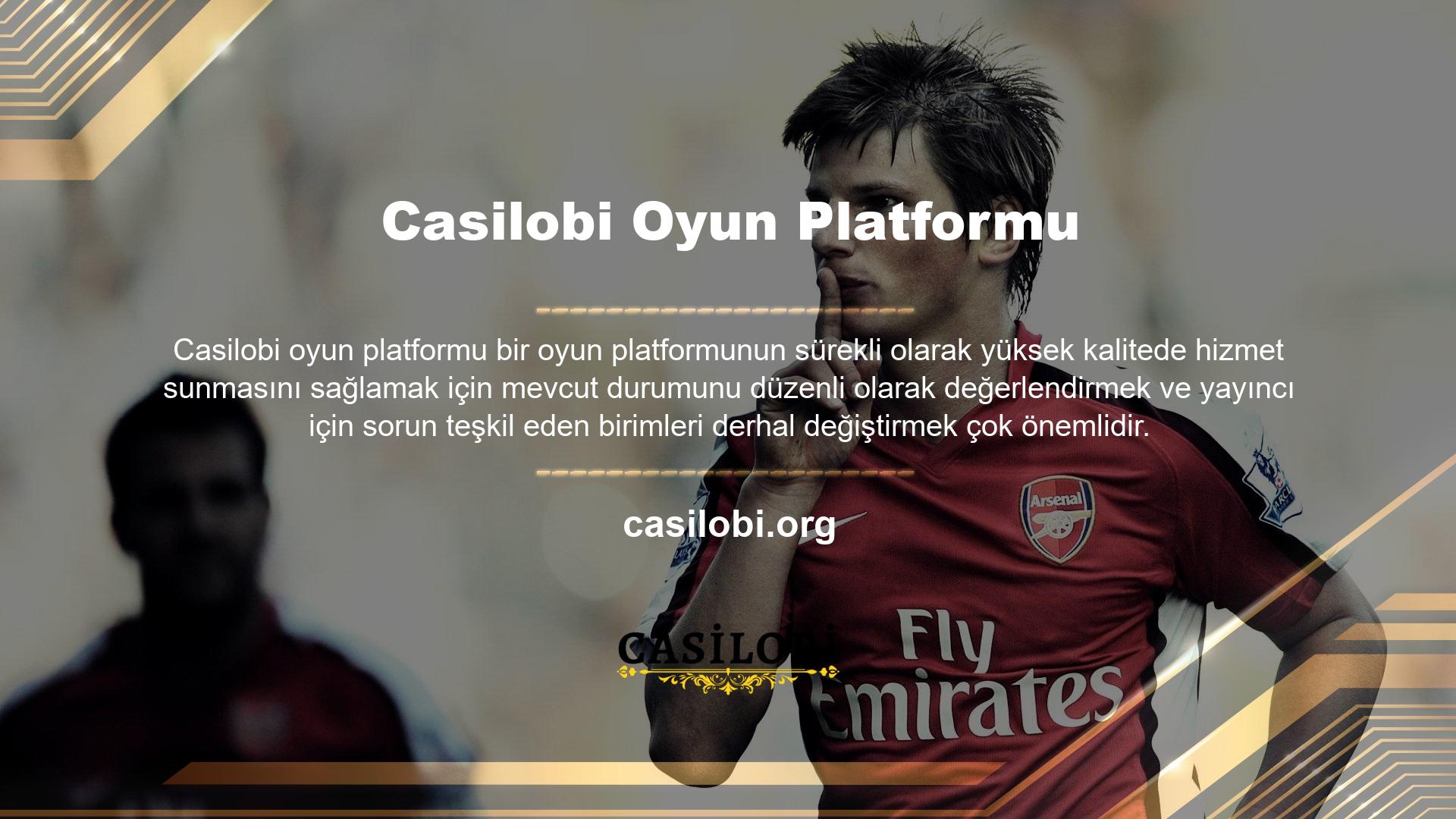 Bu örnekte müşterilerine her zaman en keyifli oyun deneyimini sunmaya çalışan Casilobi web sitesi, alandaki en son araştırma ve gelişmelere dayanarak erişim adımlarında değişiklikler yaptı